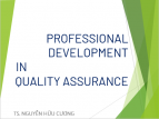 Professional Development in Quality Assurance